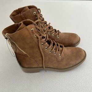 GBG Los Angeles Tan Combat Boots